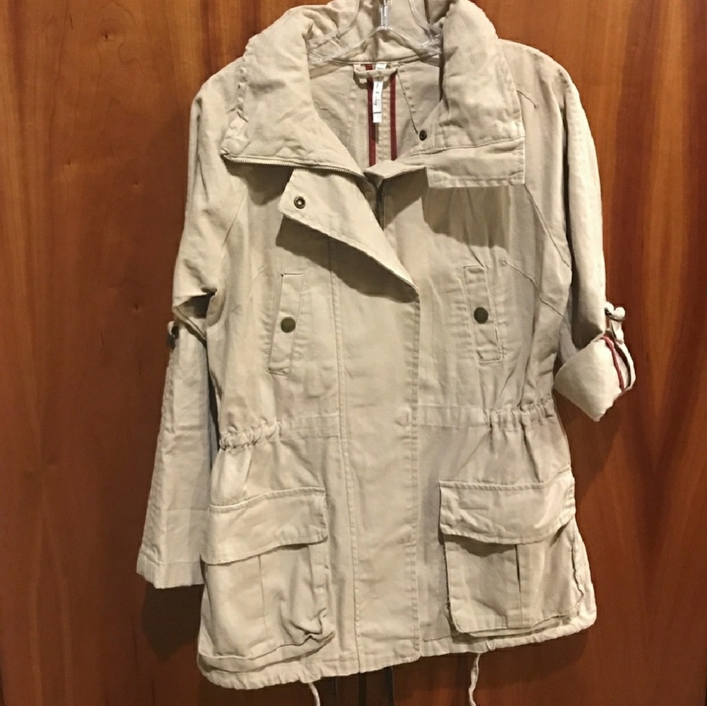 Willow and Clay Women's Military Jacket - Khaki